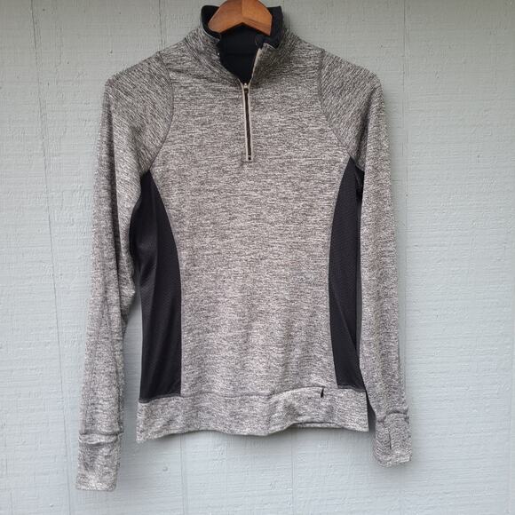 Reva 1/4 Zip Pullover Long Sleeve Workout Top Med - Picture 2 of 12